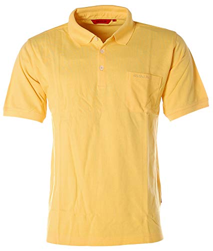 Signum Herren Kurzarm Shirt Poloshirt Polokragen Pikee Sunflower L von Signum