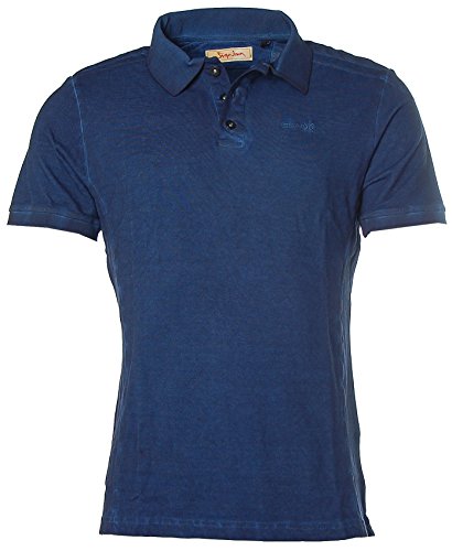 Signum Herren Kurzarm Shirt T-Shirt Poloshirt Polokragen Pikee Navy M von Signum