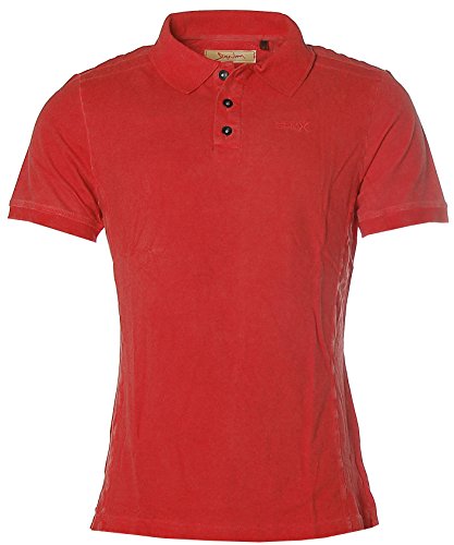 Signum Herren Kurzarm Shirt T-Shirt Poloshirt Polokragen Pikee Red M von Signum