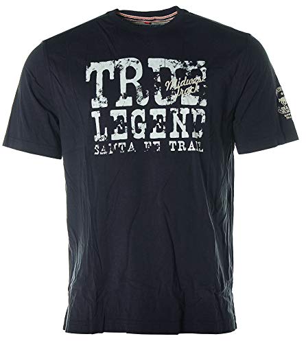 Signum Herren Kurzarm Shirt T-Shirt Rundhals True Legend Santa Fe Trail Navy L von Signum