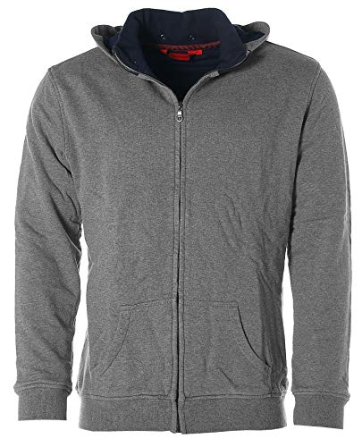 Signum Herren Sweatjacke Kapuze Hooded Jacket Grau L von Signum