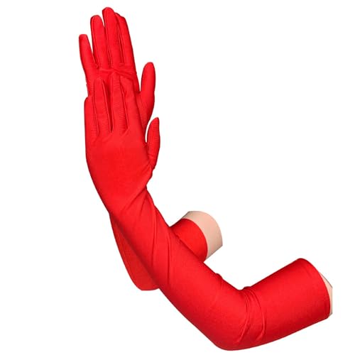 Sihaby Frauen Lange Handschuhe,Full Finger Party Handschuhe,Stretchy Ellenbogen Länge Handschuhe für Outdoor-Sport Fahren Radfahren von Sihaby