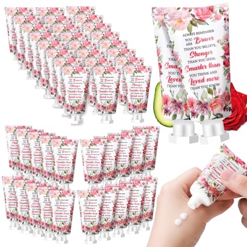 Siifert 50 Stück Dankeschön-Handcreme, Großpackung, Dankeschön-Geschenke für Frauen, inspirierendes Reise-Handcreme, S von Siifert