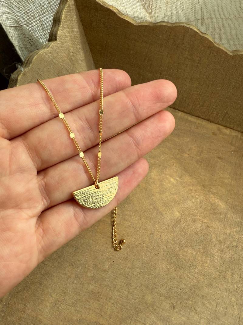 Kette 18K Vergoldet Schmuck Gold - Designschmuck Boho Ethno Wasserfest von Siimango