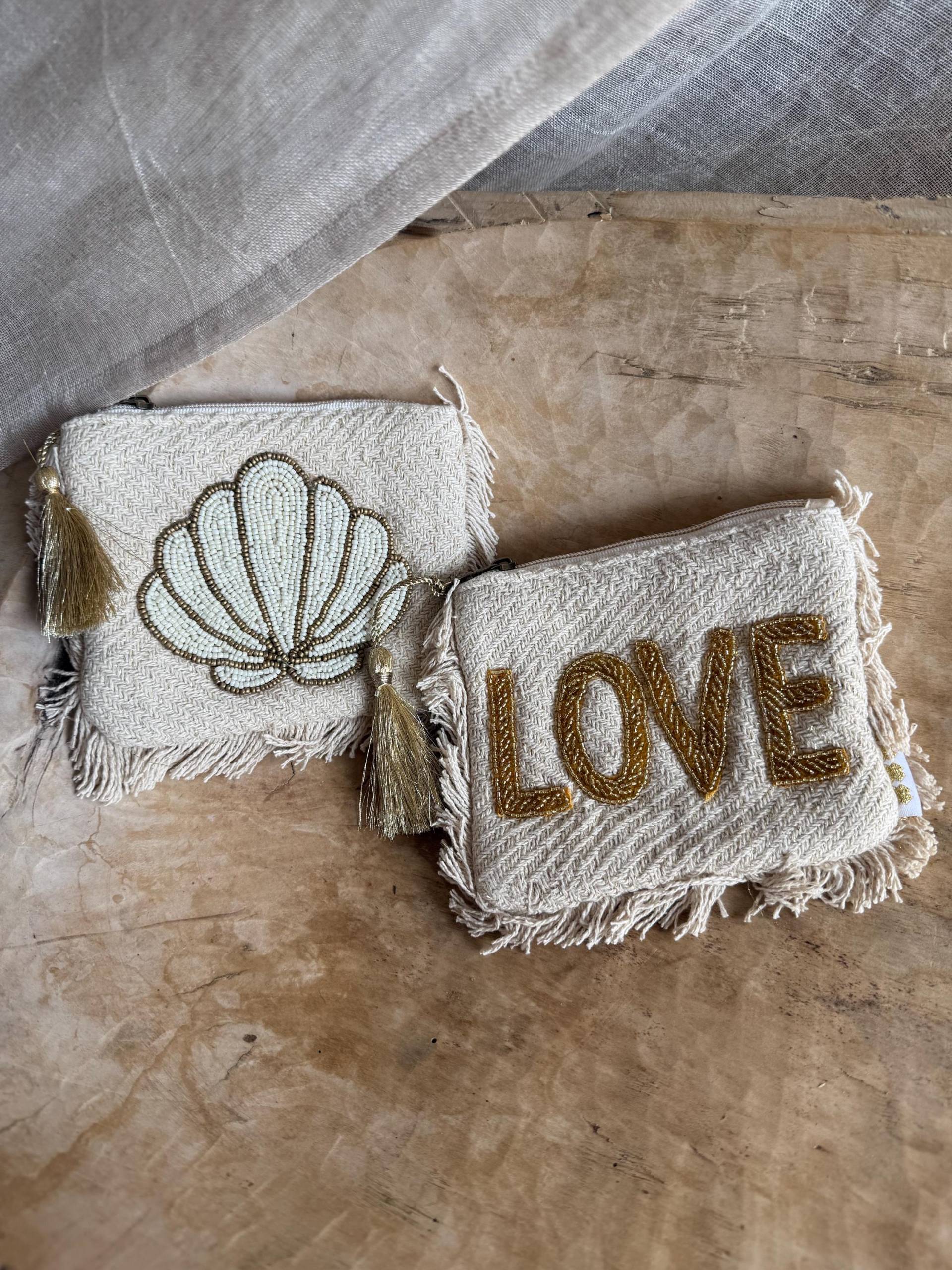 Tasche Handtasche Tragetasche Handmade Aus Indien Perlen Boho Ibiza von Siimango