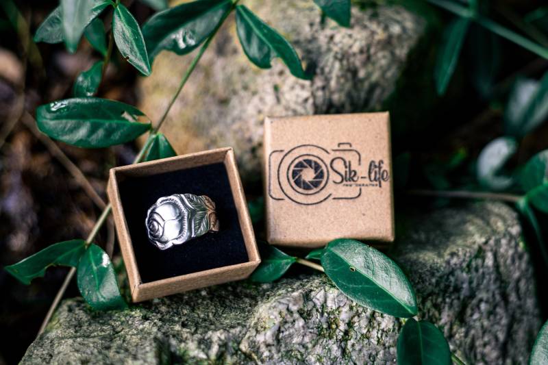 Silberring Rose Aus Besteck/Löffelkunst von SikLife