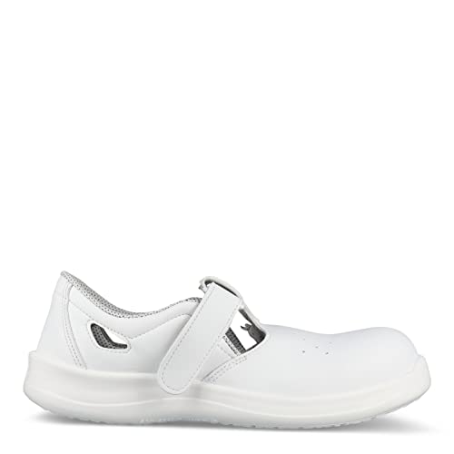 SIKA Select S1 SRC Hook & Loop Sicherheitssandalen Herren & Damen | Komfortable Sicherheitsschuhe Sandalen | Sicherheitssandale Leicht und Waschbar | Ideal für Pharma- und Lebensmittelindustrie von SIKA