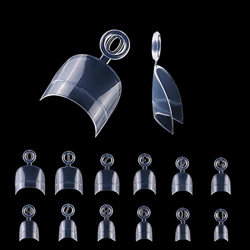 600 Stücke Oval Kurz Künstliche Nägel, 12 Größen Acryl Halbe Abdeckung Gefälschte Nagelspitzen Künstliche Nägel, für Maniküre Frauen DIY Salon(transparent) 600 Stücke Oval Kurz Künstliche Nägel, 12 Größen Acryl Halbe Abdeckung Gefälschte Nagelspitzen Künstliche Nägel, für Maniküre Frauen DIY Salon(transparent) von Sikeydels