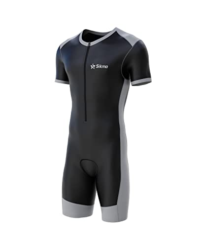 Sikma Herren 2023bssm Skinsuit, schwarz/grau, XL von Sikma