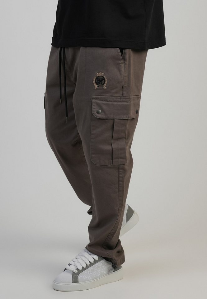 Siksilk Cargohose SikSilk Herren Loose Fit Cargohosen von Siksilk