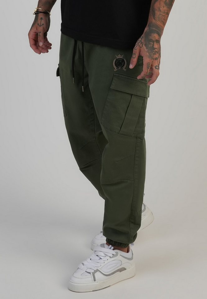 Siksilk Cargohose SikSilk Herren Regular Fit Cargohosen Siksilk Cargohose SikSilk Herren Regular Fit Cargohosen von Siksilk