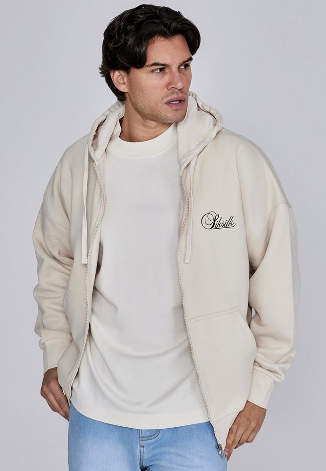 Siksilk Hoodie SikSilk Herren-Essentials-Hoodie mit durchgehendem Reißverschluss von Siksilk