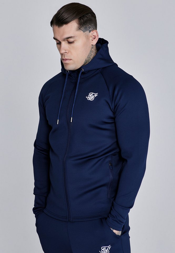 Siksilk Hoodie SikSilk Herren Essentials Poly Full Zip Hoodie Siksilk Hoodie SikSilk Herren Essentials Poly Full Zip Hoodie von Siksilk