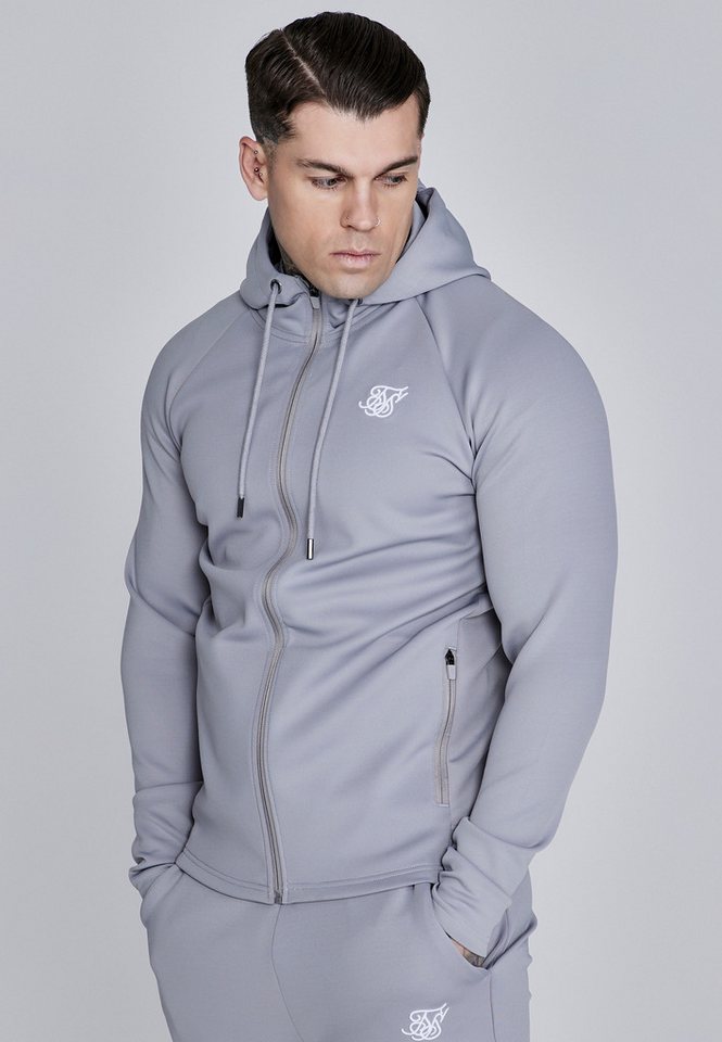 Siksilk Hoodie SikSilk Herren Essentials Poly Full Zip Hoodie Siksilk Hoodie SikSilk Herren Essentials Poly Full Zip Hoodie von Siksilk