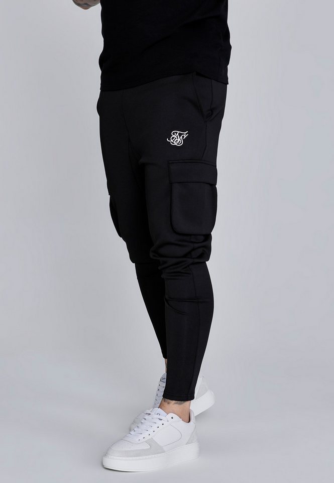 Siksilk Jogger Pants SikSilk Herren Essentials Poly Cargohose von Siksilk
