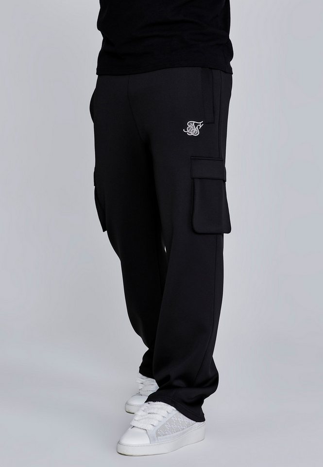 Siksilk Jogger Pants SikSilk Herren Essentials Poly Cargohosen von Siksilk