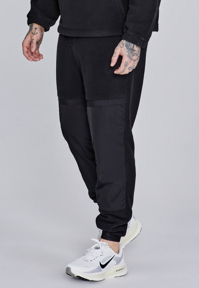 Siksilk Jogger Pants SikSilk Herren Polar Fleece Jogginghosen von Siksilk