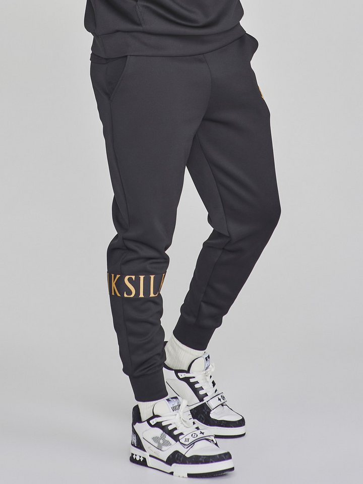 Siksilk Jogger Pants SikSilk Herren Schwarze Dynamic Jogginghose von Siksilk