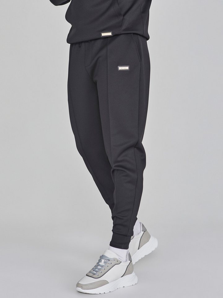 Siksilk Jogger Pants SikSilk Herren Schwarze Smart Jogginghose von Siksilk