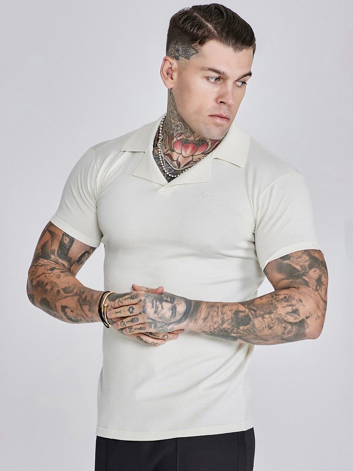 Siksilk Poloshirt SikSilk Herren Revere Polo Siksilk Poloshirt SikSilk Herren Revere Polo von Siksilk