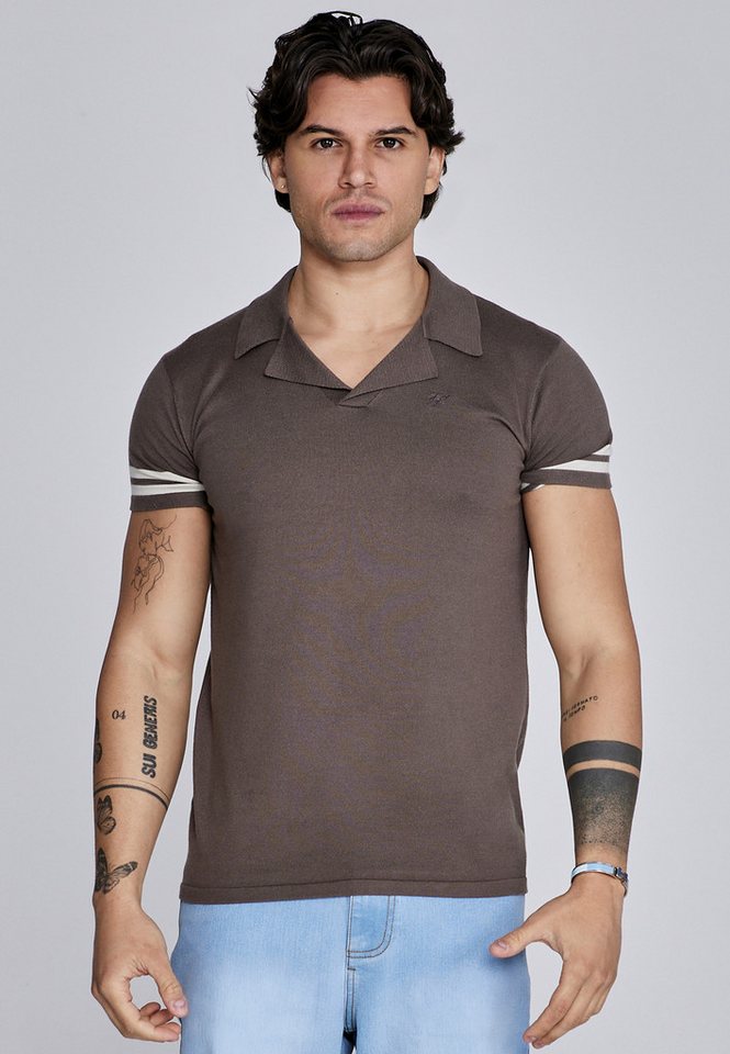 Siksilk Poloshirt SikSilk Herren Tournament Revere Polo T-Shirt Siksilk Poloshirt SikSilk Herren Tournament Revere Polo T-Shirt von Siksilk