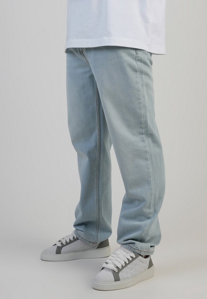 Siksilk Straight-Jeans SikSilk Herren Straight Fit Jeans von Siksilk