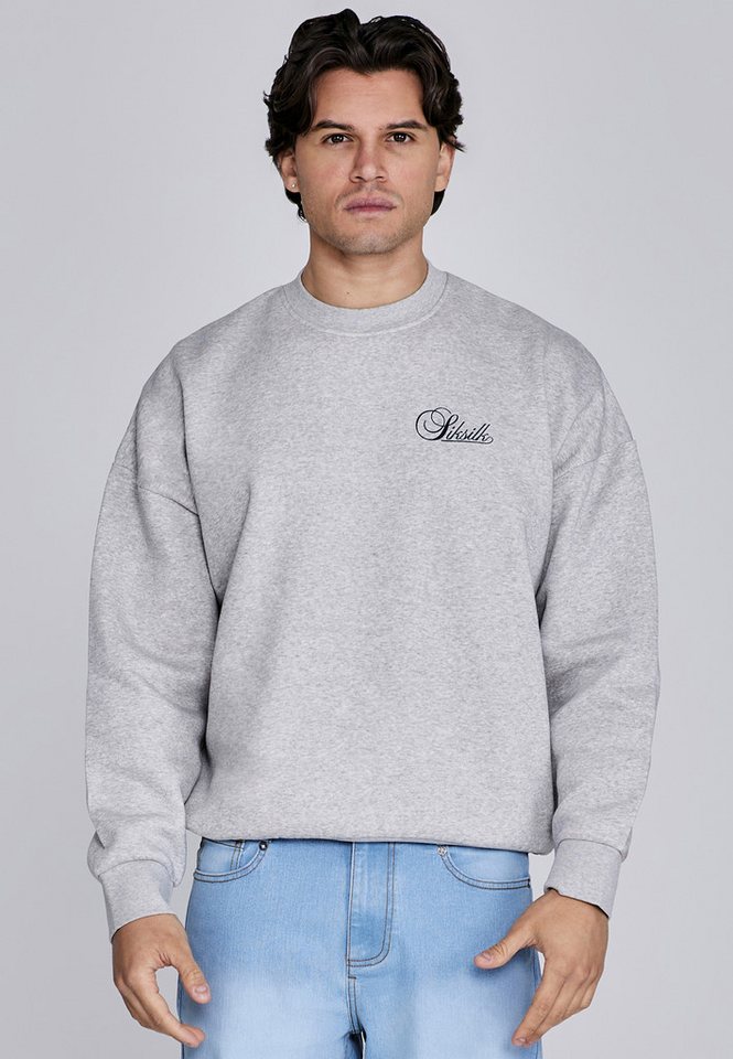 Siksilk Sweatshirt SikSilk Herren Essentials Pullover von Siksilk