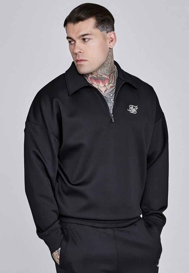 Siksilk Sweatshirt SikSilk Herren Essentials Zip-Pullover Siksilk Sweatshirt SikSilk Herren Essentials Zip-Pullover von Siksilk