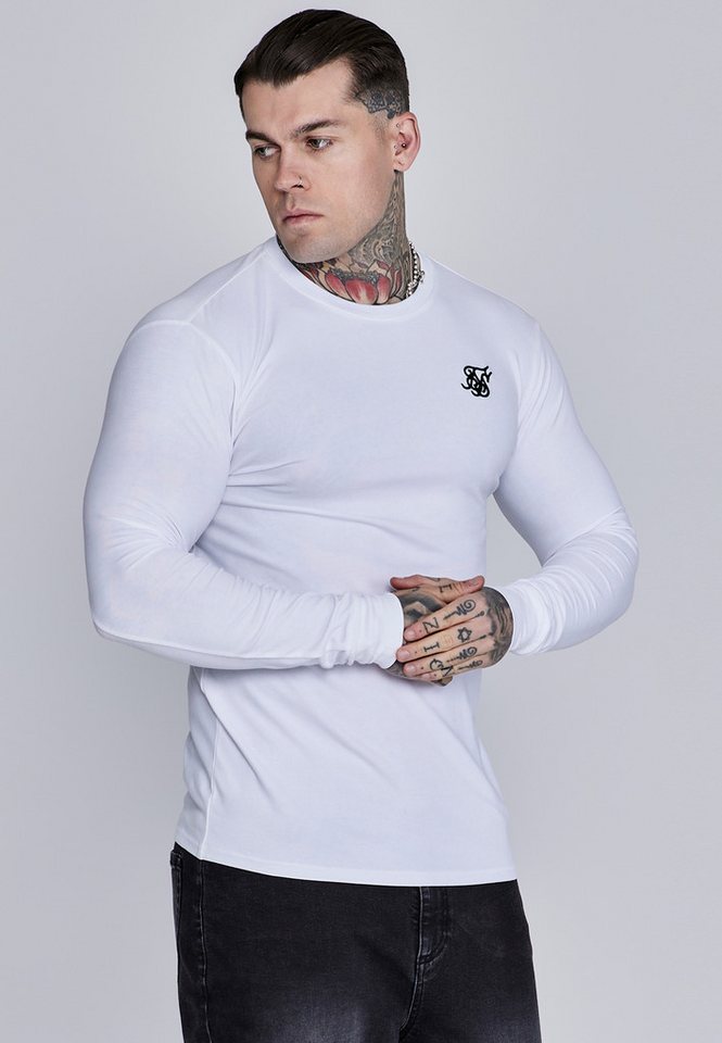 Siksilk T-Shirt SikSilk Herren Essentials LS T-Shirt von Siksilk