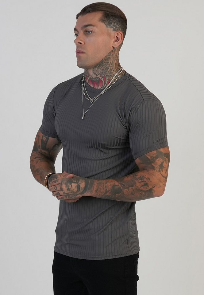 Siksilk T-Shirt SikSilk Herren Muscle Fit T-Shirt Siksilk T-Shirt SikSilk Herren Muscle Fit T-Shirt von Siksilk