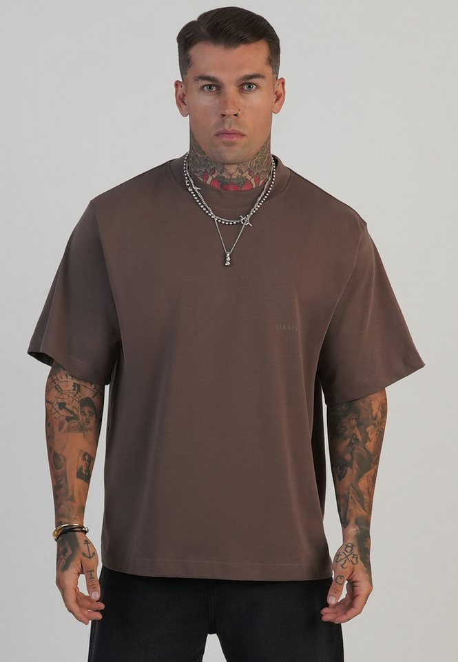 Siksilk T-Shirt SikSilk Herren T-Shirt mit Grafik von Siksilk
