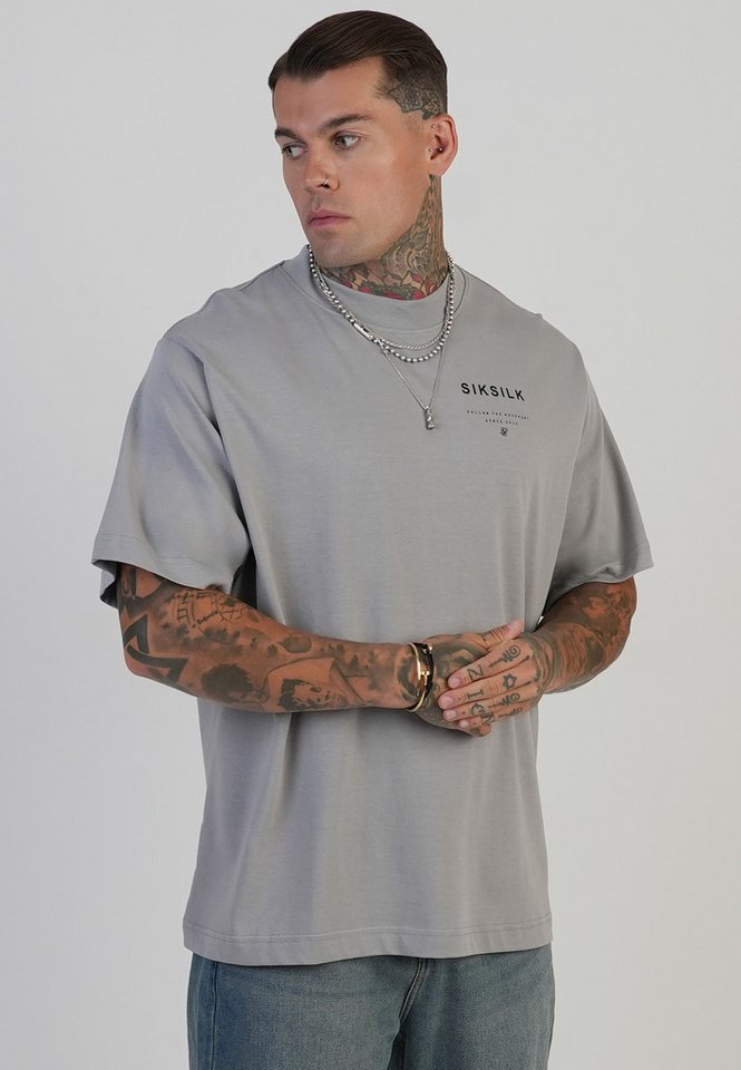 Siksilk T-Shirt SikSilk Herren T-Shirt mit Grafik von Siksilk