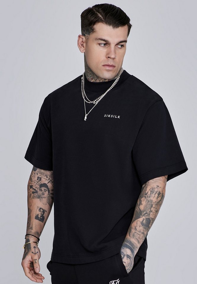 Siksilk T-Shirt SikSilk Herren T-Shirt mit Grafik von Siksilk