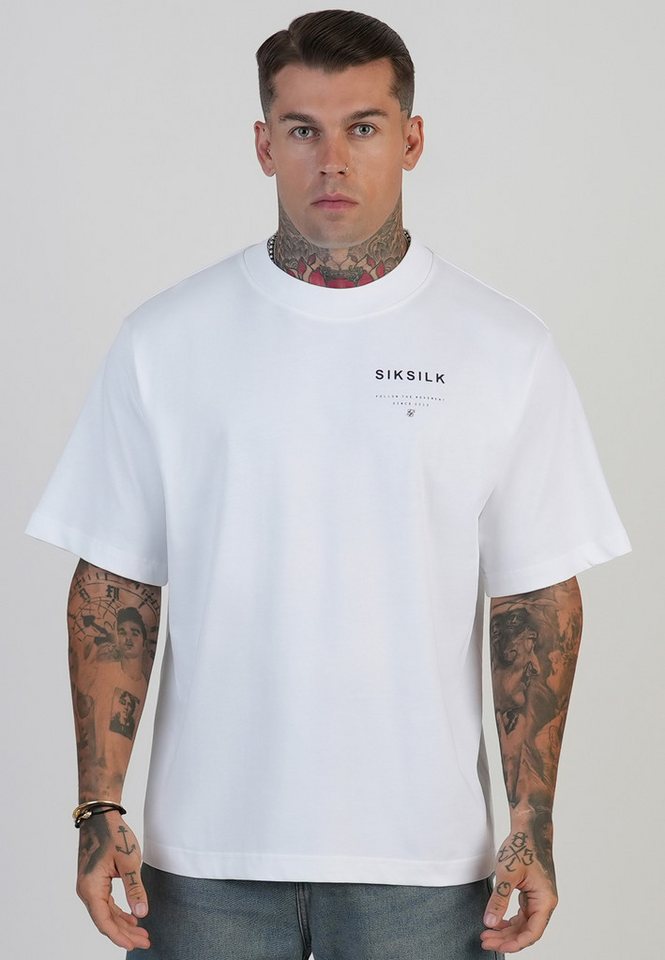 Siksilk T-Shirt SikSilk Herren T-Shirt mit Grafik von Siksilk