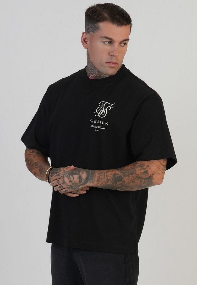 Siksilk T-Shirt SikSilk Herren T-Shirt mit Logo von Siksilk