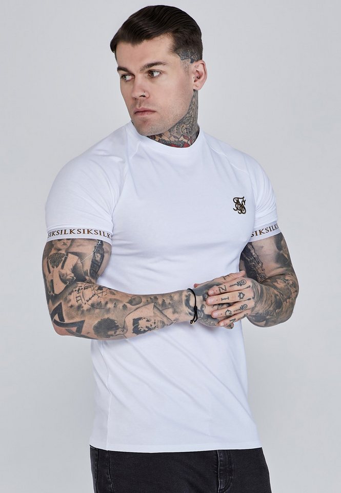 Siksilk T-Shirt SikSilk Herren Weißes Tech T-Shirt von Siksilk