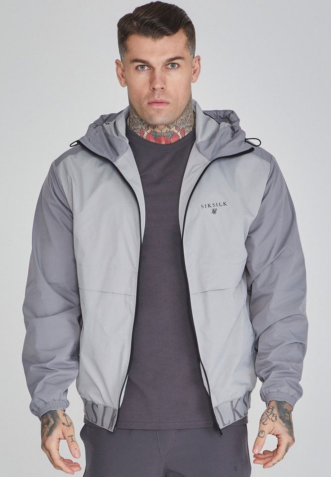 Siksilk Windbreaker SikSilk Herren Graue Windjacke Siksilk Windbreaker SikSilk Herren Graue Windjacke von Siksilk