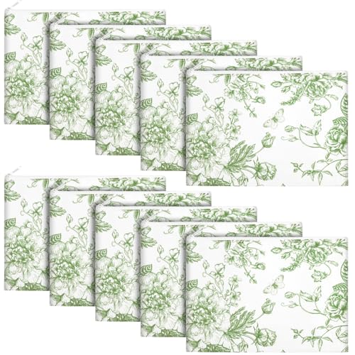 SilTriangle Kosmetiktaschen aus Segeltuch für Damen, Blumenmuster, Make-up-Taschen mit Reißverschluss, Federmäppchen, Reise-Kulturbeutel, Geschenk für Gesundheit, Krankenschwester, Mutter, Lehrer, 10 SilTriangle Kosmetiktaschen aus Segeltuch für Damen, Blumenmuster, Make-up-Taschen mit Reißverschluss, Federmäppchen, Reise-Kulturbeutel, Geschenk für Gesundheit, Krankenschwester, Mutter, Lehrer, 10 von SilTriangle
