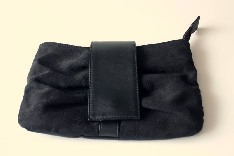 Abendtasche Vintage Clutch Schwarz Tasche Täschchen Geldbörse von SilaVintageandmore