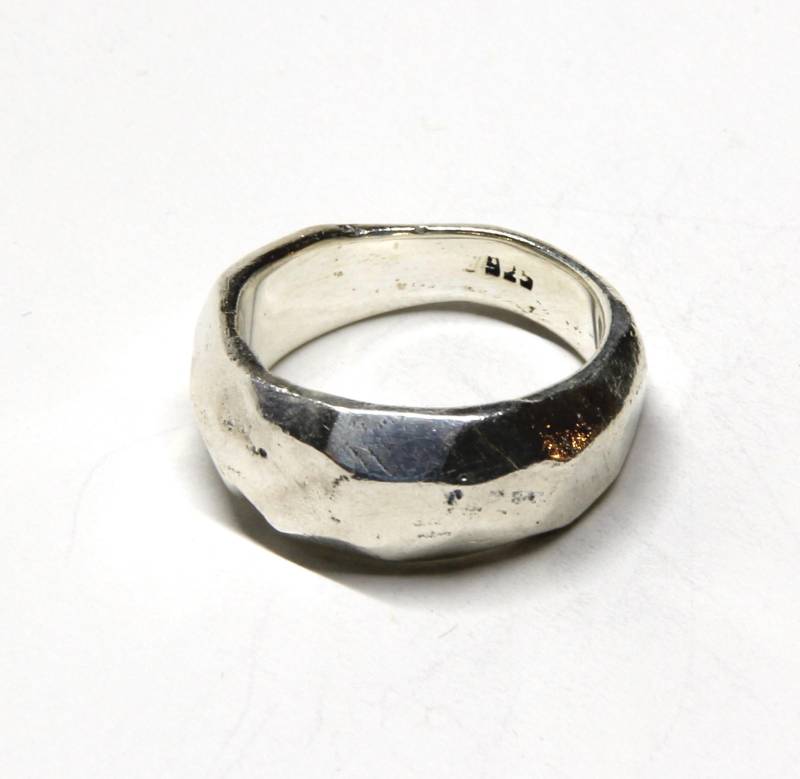 Handgegossener 925 Sterlingsilber Ring Aus Münster Ii Durchmesser 19 Mm von SilbarGuss