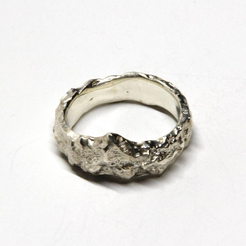 Handgegossener 925Er Sterlingsilber Ring Aus Münster Ii Durchmesser 20 Mm von SilbarGuss