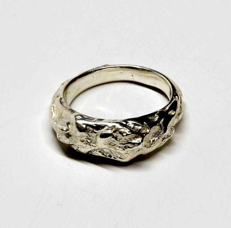 Handgegossener 925Er Sterlingsilber Ring Aus Münster Ii Durchmesser 20 Mm von SilbarGuss