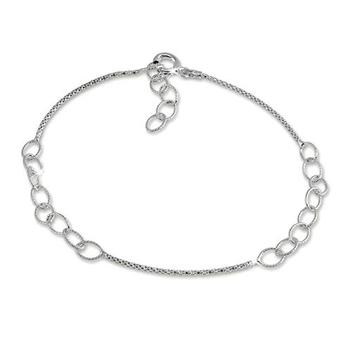 SilberDream Damen-Armband Ringe 925 Silber nickelfrei 18-21cm silber D3SDA1188J Silber Armschmuck für die Frau SilberDream Damen-Armband Ringe 925 Silber nickelfrei 18-21cm silber D3SDA1188J Silber Armschmuck für die Frau von SilberDream Silberschmuck