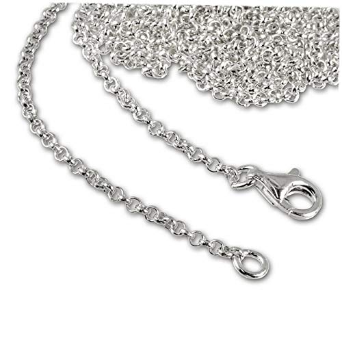 SilberDream Charmskette Charms Halsschmuck 100cm 925 Sterling Silber FC00291-1 Silber Charmsschmuckkette von SilberDream