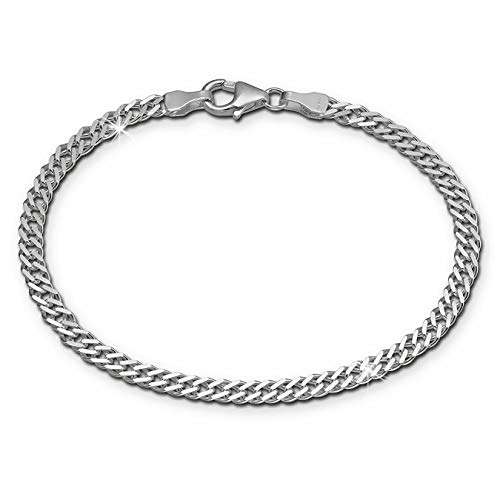 SilberDream Armschmuck 18,5cm Armband Panzerkette Damen Herren Silber SDA2368J Silber Armband SilberDream Armschmuck 18,5cm Armband Panzerkette Damen Herren Silber SDA2368J Silber Armband von SilberDream