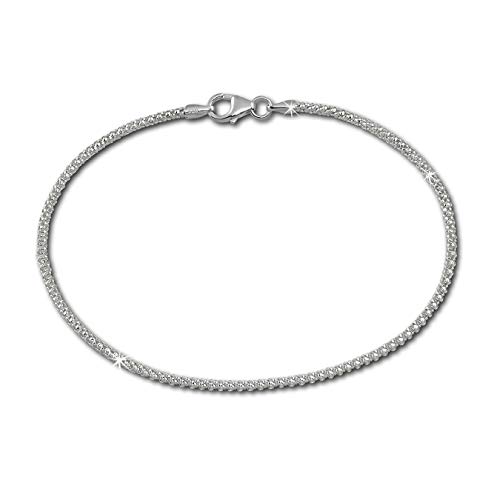 SilberDream Armband Himbeerkette 925er Silber 19cm poliert Damen D2SDA2189J ein schönes Geschenk zu Weihnachten, Geburtstag, Valentinstag für die Frau von SilberDream