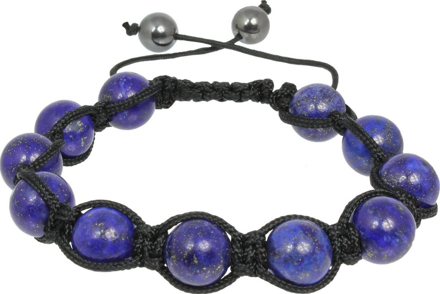 SilberDream Armband SilberDream Shamballa Armband blau (Armband), Damen Armband (Shamballa Kugeln) ca. 18cm, ca. 23cm, Farbe: schwarz von SilberDream