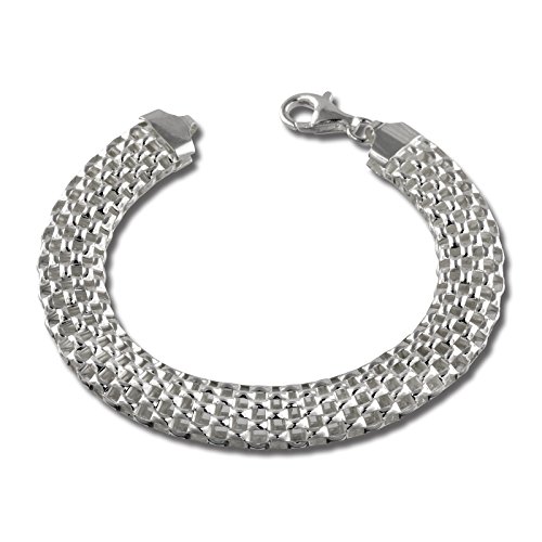 SilberDream Armschmuck 19cm silber Armband Geflecht Damen Silber SDA2019J Silber Armband von SilberDream