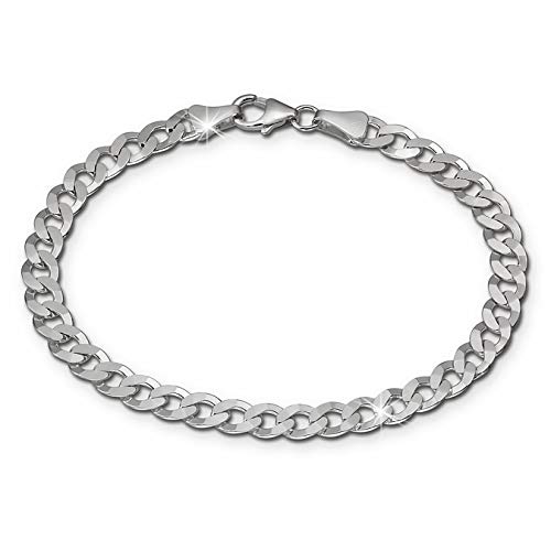 SilberDream Armschmuck 19cm silber Armband flach Damen Herren Silber SDA2379J Silber Armband von SilberDream