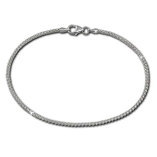 SilberDream Armschmuck 20cm silber Armband Himbeer Damen Silber SDA2180J Silber Armband von SilberDream